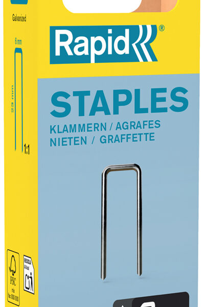 Rapid smalle nietjes type 606, 23 mm, kleine verpakking