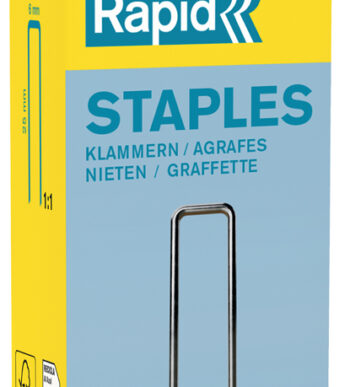 Rapid smalle nietjes type 606, 25 mm, kleine verpakking 600 stuks