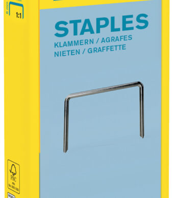 Rapid nietjes type 53, 6 mm, grootverpakking 5000 stuks