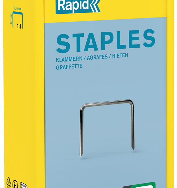 Rapid nieten type 140, 8 mm, gegalvaniseerd staal, grootverpakking 5000 stuks