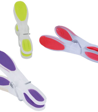 Metaltex wasknijpers soft-touch gekleurd