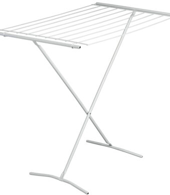 Metaltex wasdroogrek Como, drooglengte 8 meter, wit