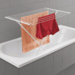 Metaltex wasdroogrek Como, drooglengte 8 meter, wit