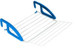 Metaltex wasdroogrek voor radiator en balkon Bries wit/blauw
