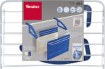 Metaltex wasdroogrek voor radiator en balkon Bries wit/blauw