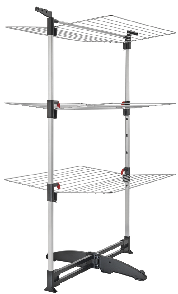 Metaltex Ciclone Vario wasdroogrek 3 etages - inklapbaar en verstelbaar Metaltex Ciclone Vario wasdroogrek 3 etages - inklapbaar en verstelbaar