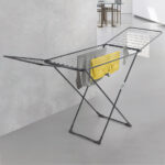 Metaltex Fuji vleugel wasrek zwart mat - inklapbaar met kindersicherung