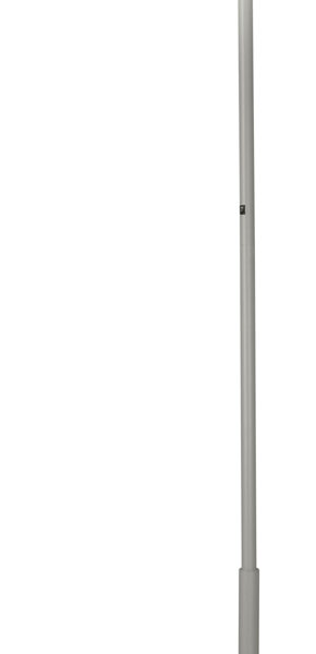 Hansa LED-staande lamp Capella, hoogte: 2.020 mm, zilvergrijs