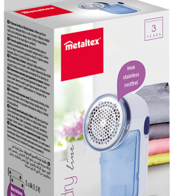 Metaltex pluizenverwijderaar met opvangbak en reinigingsborstel