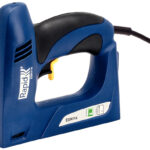 Rapid Elektro-nietmachine ESN114, blauw, in koffer