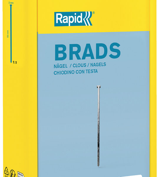 Rapid spijkers type 8, 50 mm, gegalvaniseerd, grootverpakking
