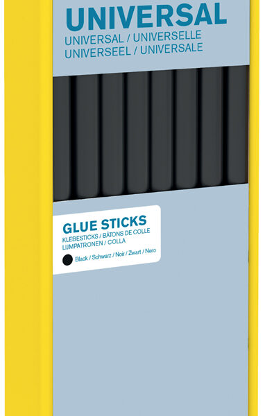 Rapid lijmpatronen universeel zwart, 12 mm diameter, 250g