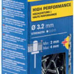 Rapid blindklinknagels universeel, 3,2 x 8 mm, aluminium