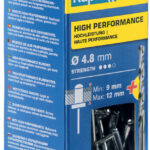 Rapid popnagels universeel, 4,8 x 16 mm, aluminium