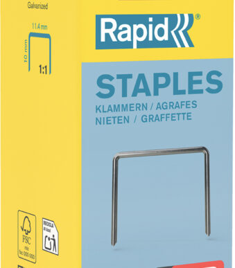 Rapid fijndraadnieten type 53, 10 mm, kleine verpakking