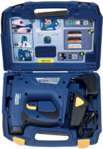 Rapid draadloze nietmachine BTX140 met accu en koffer, blauw
