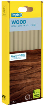 Rapid lijmpatronen voor hout 12mm, 190mm lang