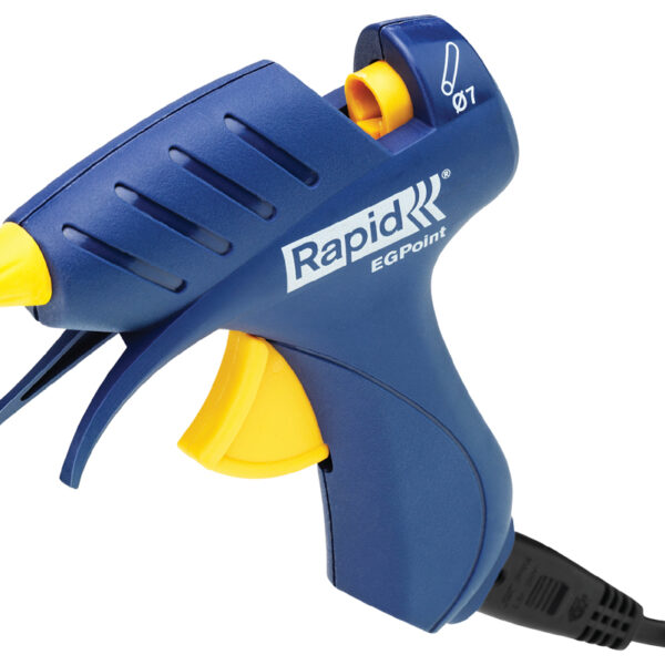 Rapid lijmpistool EG Point met afneembare kabel, blauw/geel