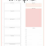 Jaarkalender blok, A5-formaat, tijdloos