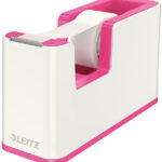 LEITZ bureautapedispenser WOW Duo Colour, roze-metallic