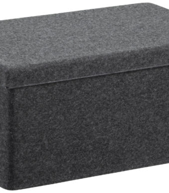 NHG opbergdoos Vega Felt Storage filz maat S donkergrijs