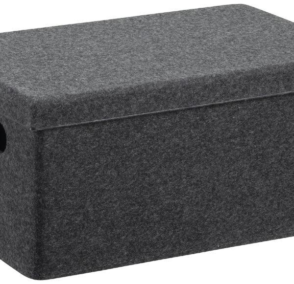 NHG opbergdoos Vega Felt Storage filz maat S donkergrijs