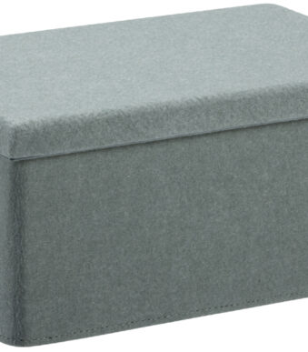 NHG opbergdoos Vega Felt Storage grijs-groen filz maat S met deksel