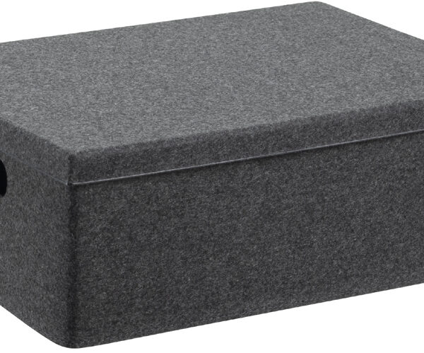NHG Opbergbox VEGA FELT STORAGE van vilt, maat M, donkergrijs