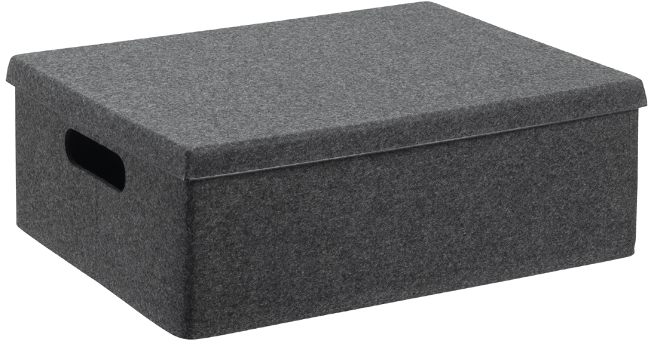 NHG Opbergbox VEGA FELT STORAGE van vilt, maat M, donkergrijs NHG Opbergbox VEGA FELT STORAGE van vilt, maat M, donkergrijs