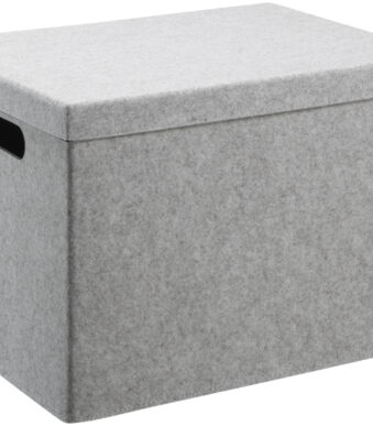 NHG Opbergbox Vega Felt Storage vilt lichtgrijs L