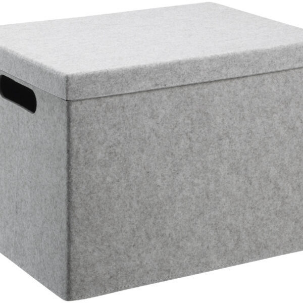 NHG Opbergbox Vega Felt Storage vilt lichtgrijs L