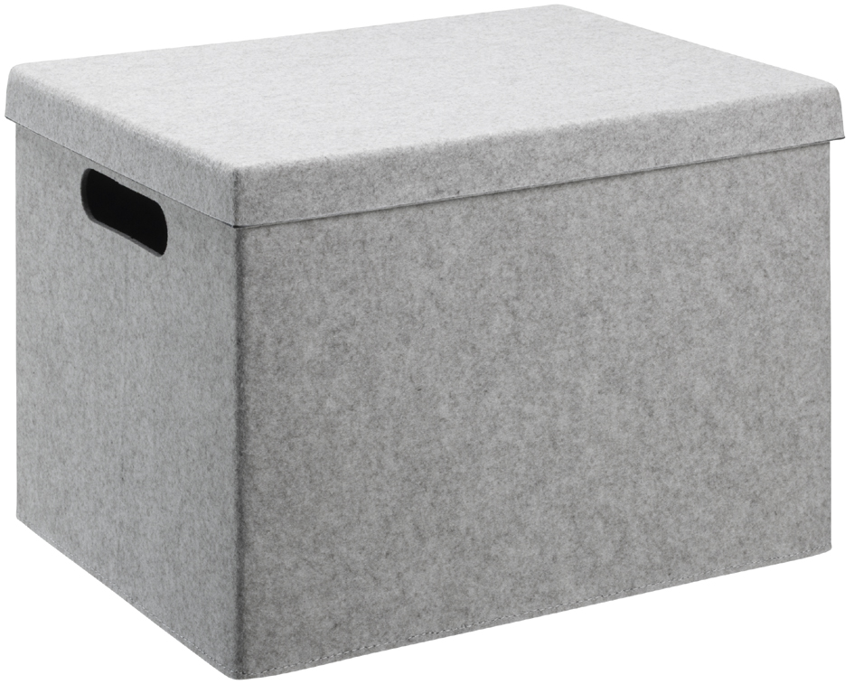 NHG Opbergbox Vega Felt Storage vilt lichtgrijs L NHG Opbergbox Vega Felt Storage vilt lichtgrijs L