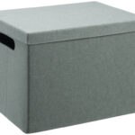 NHG Opbergbox Vega Felt Storage van vilt, maat L, saliegroen