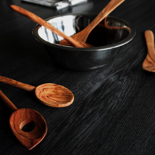 Metaltex pollepel ovaal - olivenhout 30 cm