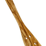 Metaltex pannenkeerder geperforeerd olijfhout 30 cm