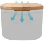 Metaltex broodtrommel Bready met snijplank deksel