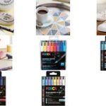 POSCA pigmentmarkers set van 8 stuks, kleurrijk gesorteerd