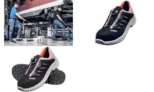 uvex 2 trend geperforeerde veiligheidssloffen S1P SRC, maat 42 uvex 2 trend geperforeerde veiligheidssloffen S1P SRC, maat 42