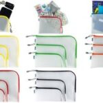 HERMA insteekhoes met rits A4 rood transparant