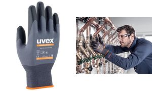 Uvex werkhandschoenen athletic allround, maat 8, 1 paar