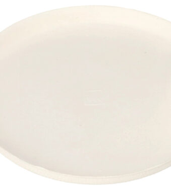 PAPSTAR Suikerriet bordjes halfmaan vorm, 120 mm, wit, 12 stuks