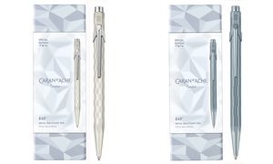 Caran d'Ache drukbalpen 849 Alpine Frost wit