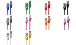 shiverpeaks Netwerkkabel Cat. 6A U/UTP 30 meter geel
