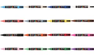 POSCA pigmentmarker PC-5BR BRUSH, koraalroze