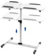 Logiprojectorwagen, wit/grijs