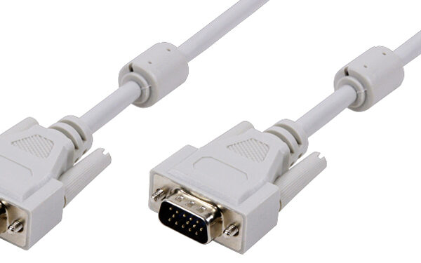 LogiLink VGA monitorkabel mannelijk - mannelijk grijs 5,0 meter