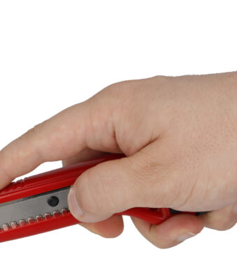 WESTCOTT Premium cutter, mesje 18 mm, rood/zwart