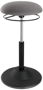LogiLink Kruk, in hoogte verstelbaar, gasveer, zwart