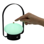 Securit Barcelona LED tafellamp oplaadbaar zwart