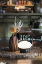 Securit Barcelona LED tafellamp oplaadbaar zwart